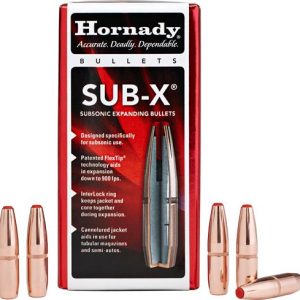 Hornady 30730 Sub-X 30 Cal .308 190 gr Subsonic eXpanding 100 Per Box