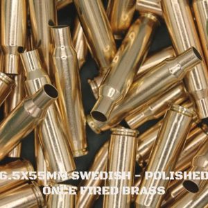 6.5x55 Swedish - Polished Brass (OFB) (50)