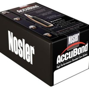 Nosler AccuBond, .277 Diameter, 270 Caliber, 130 Grain, Spitzer Boat Tail, 50 Count 54987