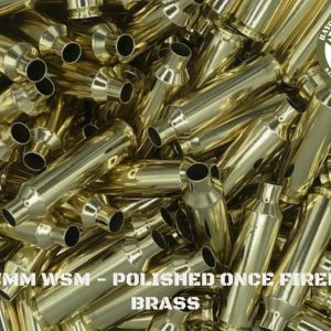 7mm WSM - Polished Brass Once Fired Brass (50)