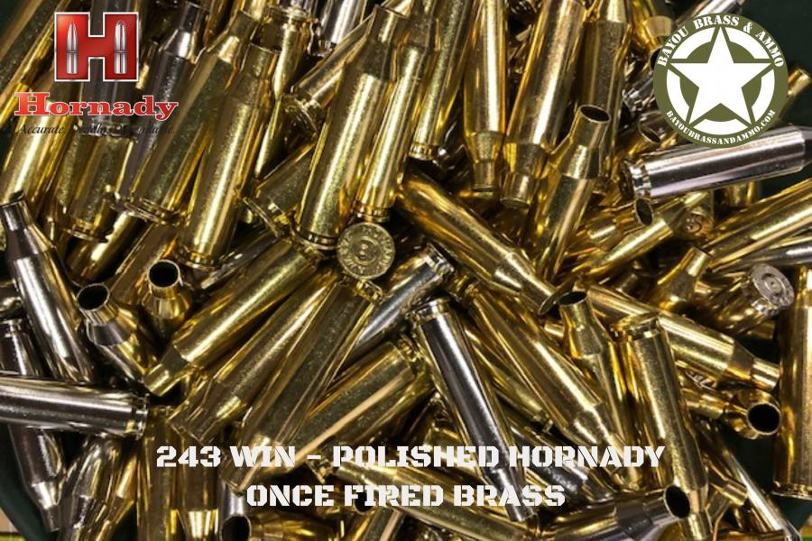 243 WIN - Hornady Polished Brass OFB (50)