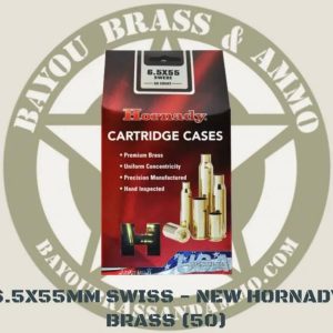 6.5x55 Swedish Brass - New Hornady (50)