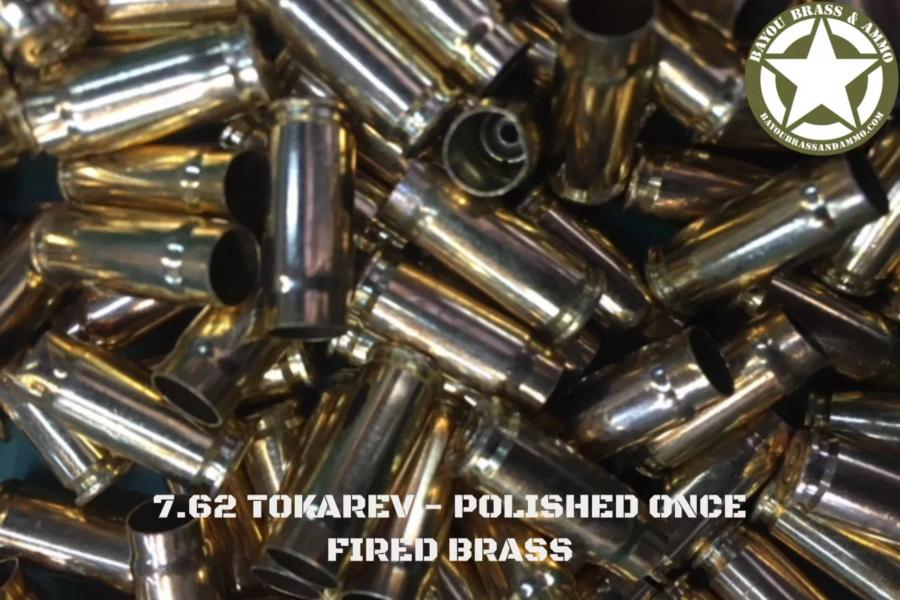 7.62 Tokarev - Polished Brass OFB (100)