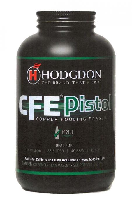 Hodgdon Copper Fouling Eraser CFE Pistol Powder 1 lb