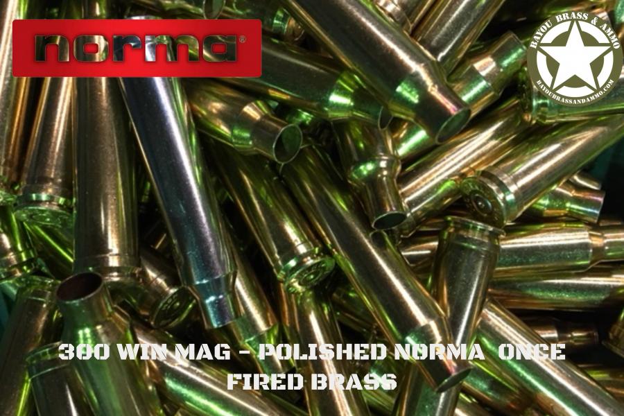 300 WIN MAG - Norma Polished Brass (OFB) (50)