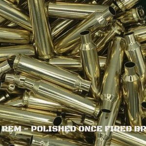 260 REM - Polished once fired brass (50)