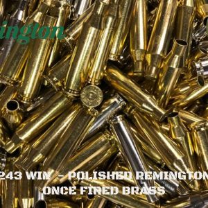 243 WIN - Remington Polished Brass OFB (50)