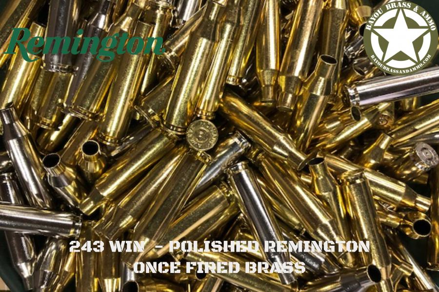 243 WIN - Remington Polished Brass OFB (50)