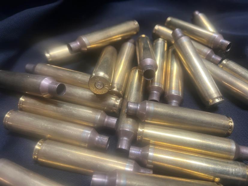 28 NOSLER ADG RAW Once Fired Brass qty 50