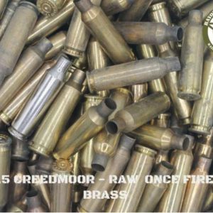 6.5 Creedmoor Raw Nosler Brass 
Once Fired Brass (50)