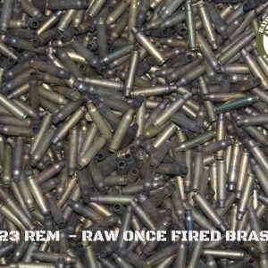 223 REM - Raw Brass Once Fired Brass (500)