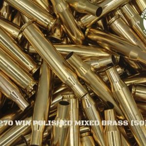 270 WIN - Polished Once Fired Brass (50)