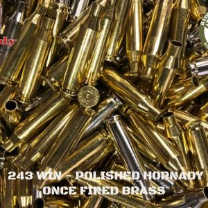 243 WIN -  Hornady Polished Brass OFB (50)