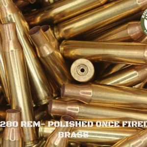 280 ACK IMP CLEANED AND POLISHED ONCE FIRED BRASS. Mixed (50)