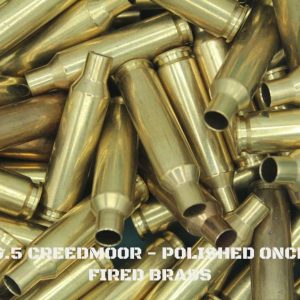 6.5 Creedmoor - Polished Mixed Once Fired Brass (100)