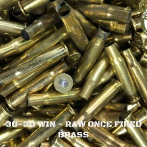 30-30 WIN - Raw once fired brass (50)