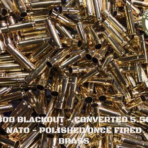 300 Blackout - Converted 5.56 Lake City Fully Processed Brass (OFB) (500)