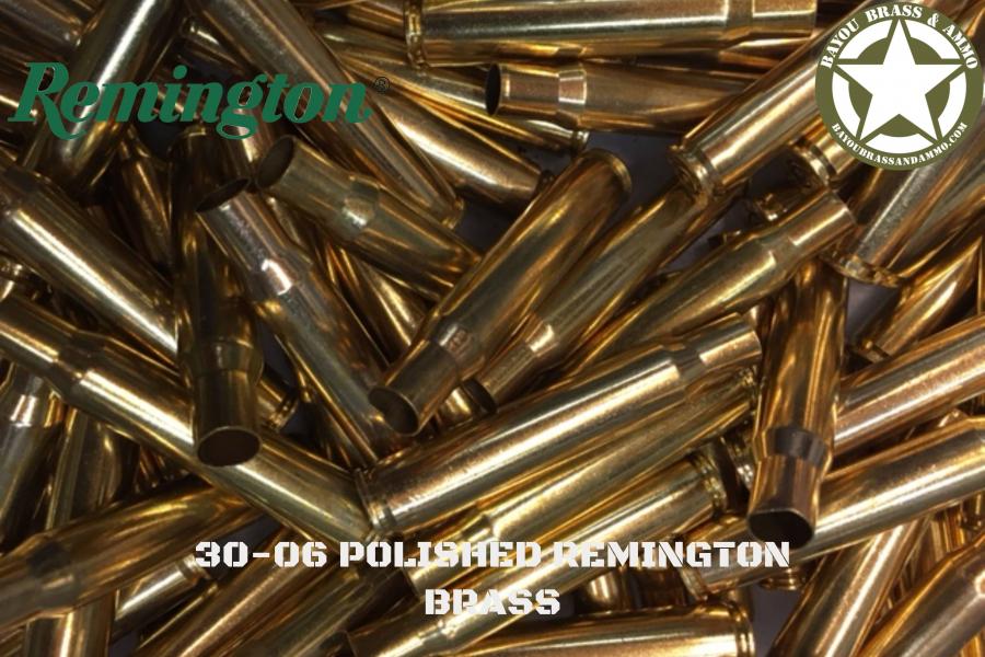 30-06 SPRG - Remington Polished Brass Once Fired Brass (50)