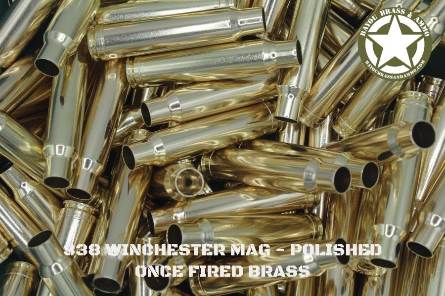 338 WIN MAG - Processed and Annealed Once Fired Brass Mixed (25)