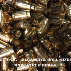 357 Sig - Cleaned & Roll Sized Brass OFB (250)