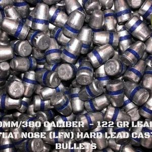 9MM - Cast Lead 125 GR LRN Bullets (250+)