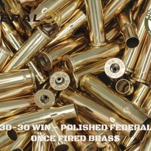 30-06 SPRG - Federal Polished Brass Once Fired Brass (50)