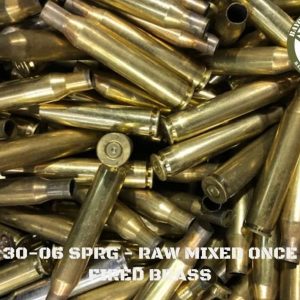 30-06 SPRG - Raw Mixed Once Fired Brass (50)