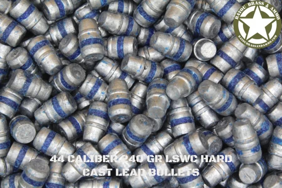 44 CAL - 240 GR LSWC Cast Lead Bullets (250+)