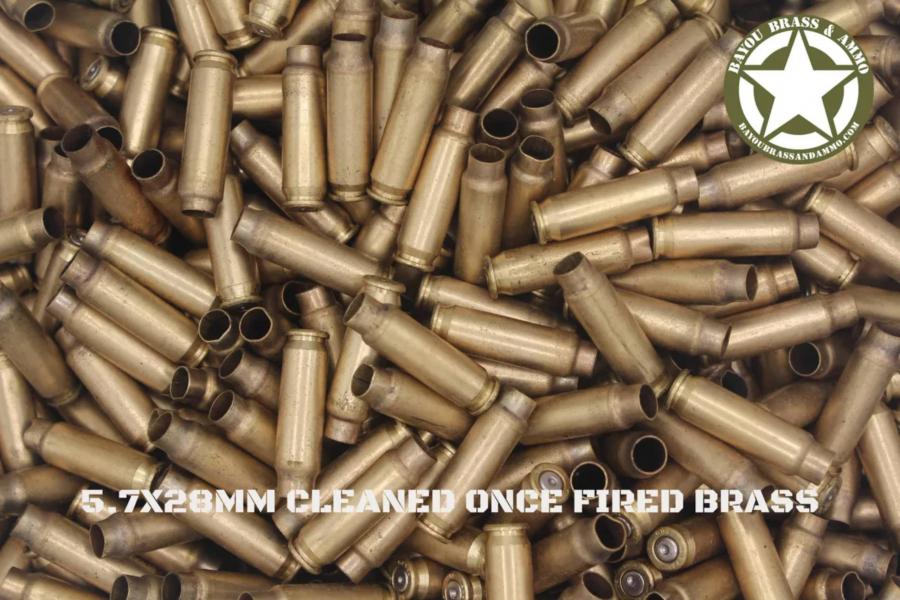 5.7x28MM FN - Cleaned Brass OFB (500)