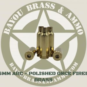 6MM ARC - Polished Once Fired Brass (50)