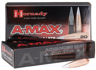 Hornady A-Max 6.5mm 120 gr 100 Per Box
