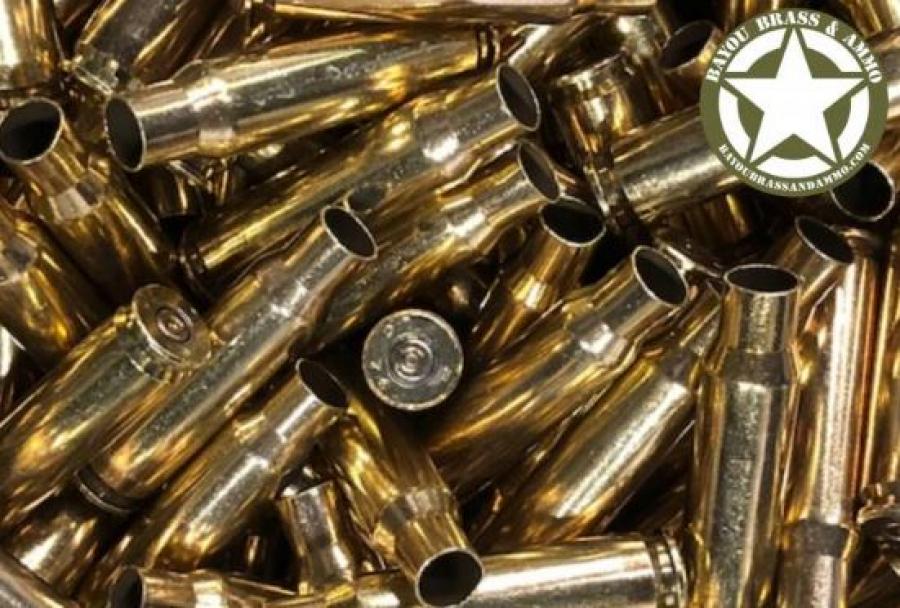 7.62 NATO Cleaned and Rollsized Mixed Once Fired Brass (100)