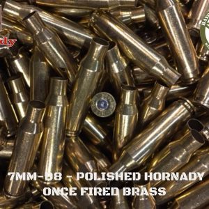 7MM-08 REM - Hornady Polished Brass OFB (50)