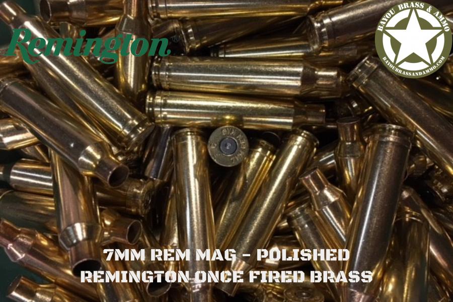 7MM REM MAG - R-P Polished Brass OFB (50)