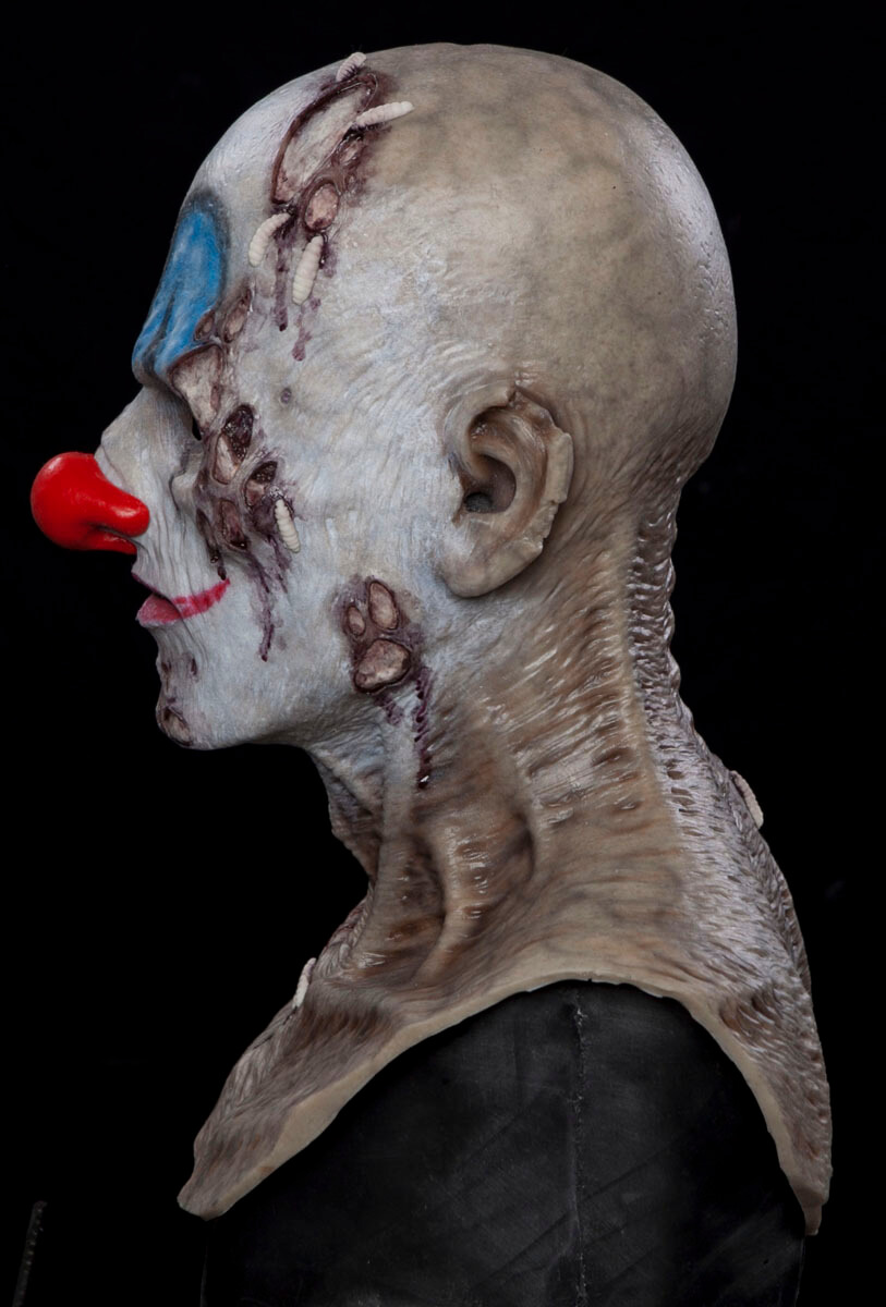Crusty the Zombie Silicone Mask - Image 13