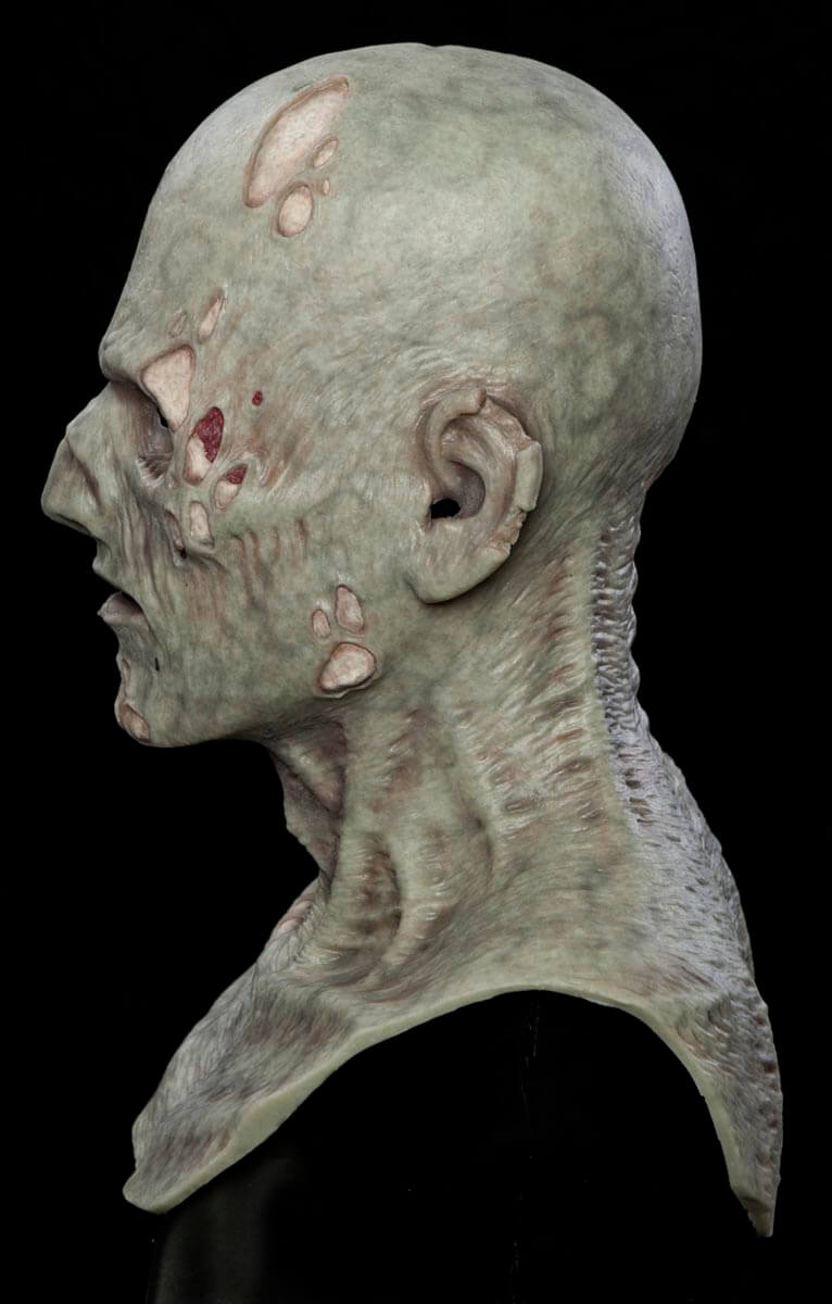 Crusty the Zombie Silicone Mask - Image 7