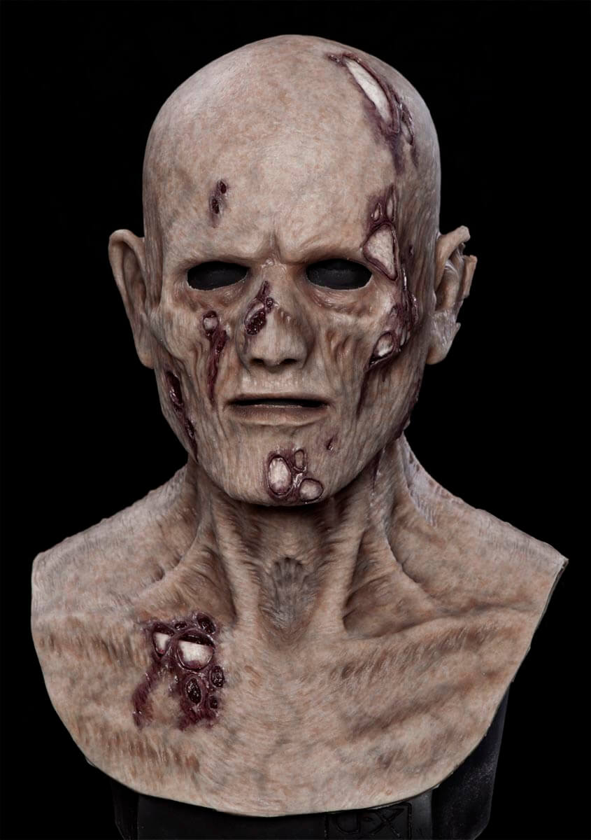 Crusty the Zombie Silicone Mask - Image 2