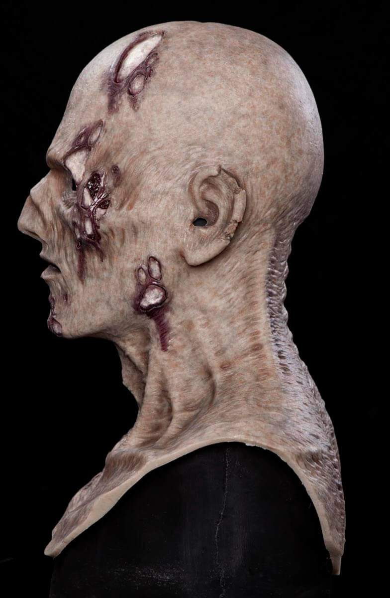 Crusty the Zombie Silicone Mask - Image 5