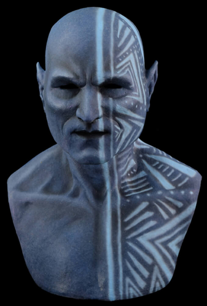 Marius UV Tribal variant Silicone Mask
