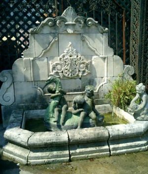Grand Baroque style 17th century inspired French fountain