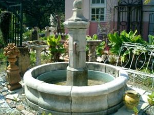 17th century inspired French provincial classic center town fountain
