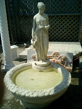 Medium cast stone Hebee
