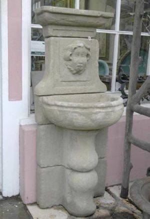 Iniature 19th c French provincial wall fountain