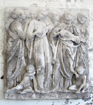 Cast Stone - Panel of the Cantoria (singers' gallery)