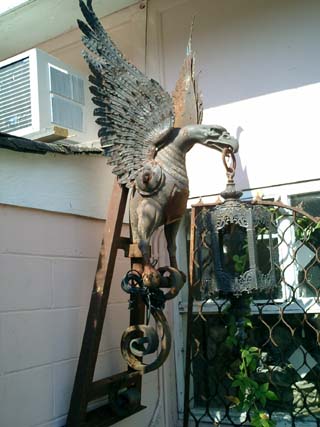 Pair of grand estate entrance lights