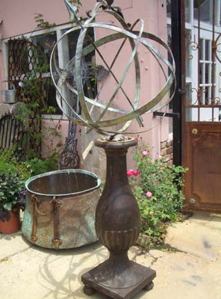 19 century bronze armillary