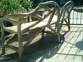 Faux bois furniture