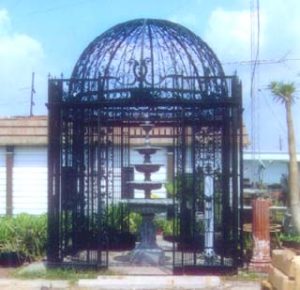 Cast iron Victorian gazebo