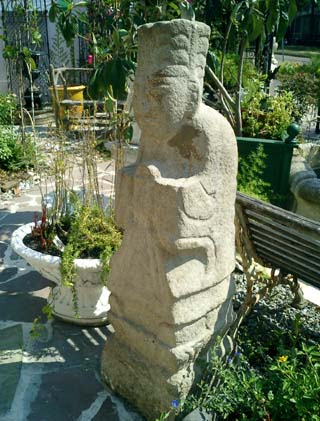 Exceptional Pair of Monumental 18th Century Korean Granite Statues