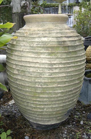 Greek honey comb antique olive jar